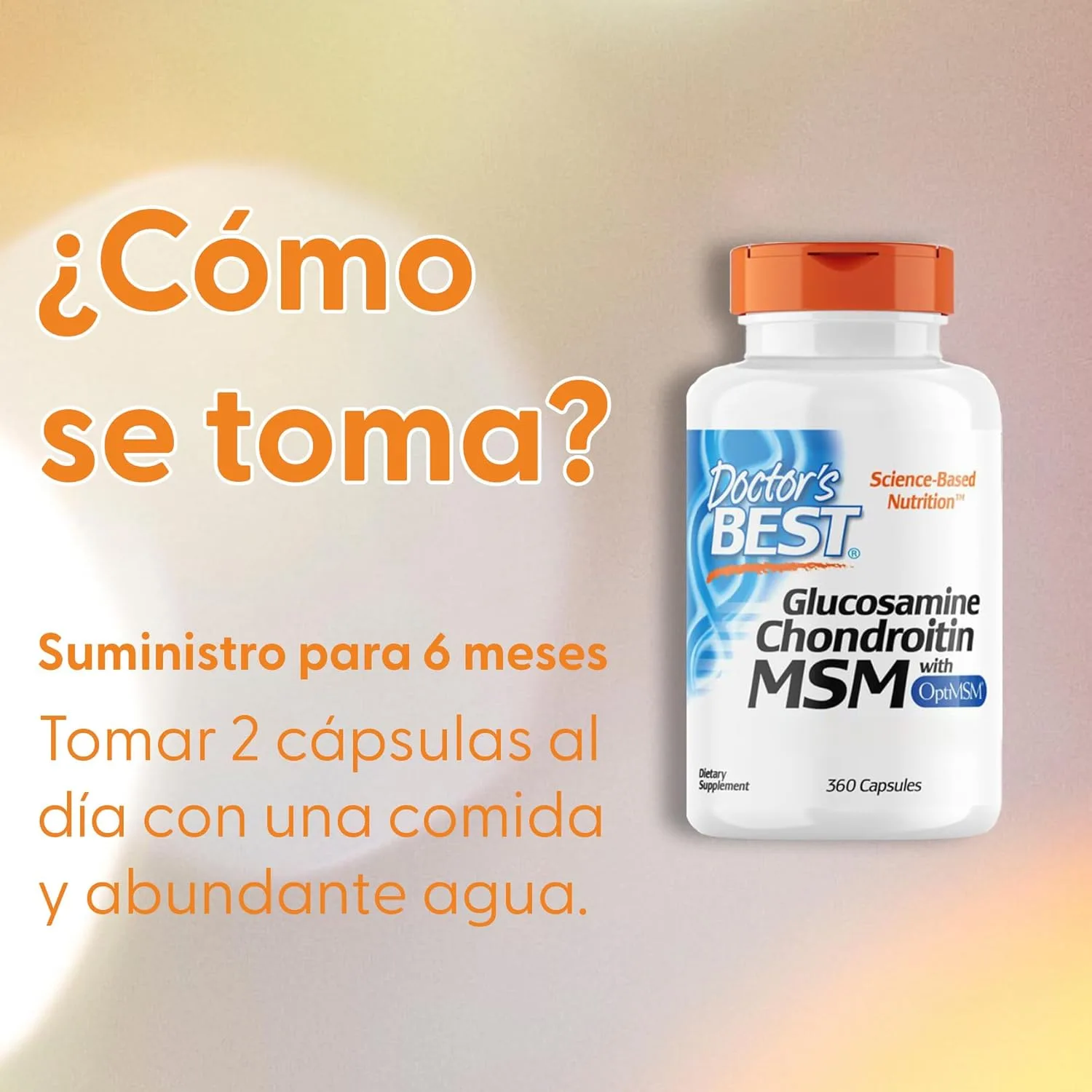 Glucosamina Condroitina MSM 360 - Doctors Best - Imagen 5