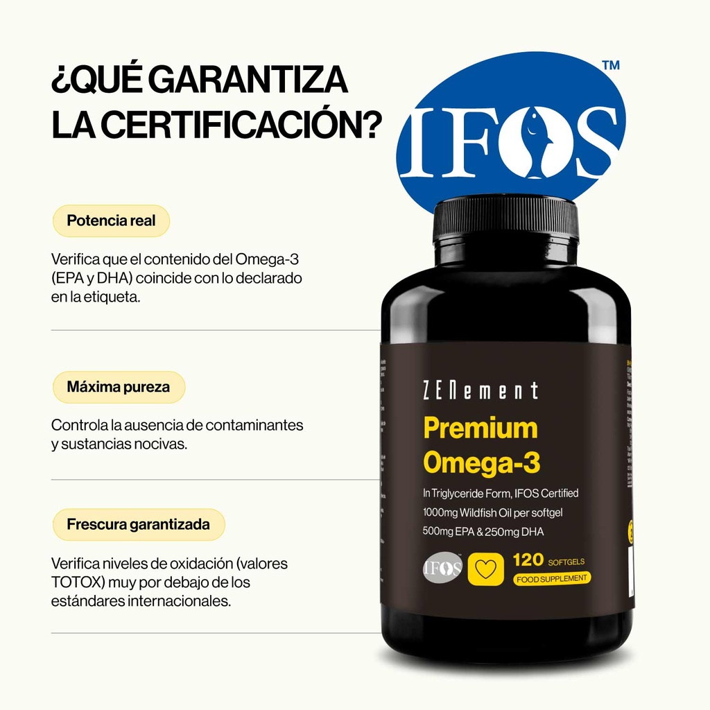 OMEGA 3 PREMIUM - ZENEMENT - Imagen 3