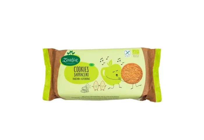 Galletas de Sarraceno Manzana y Almendra - Zealia