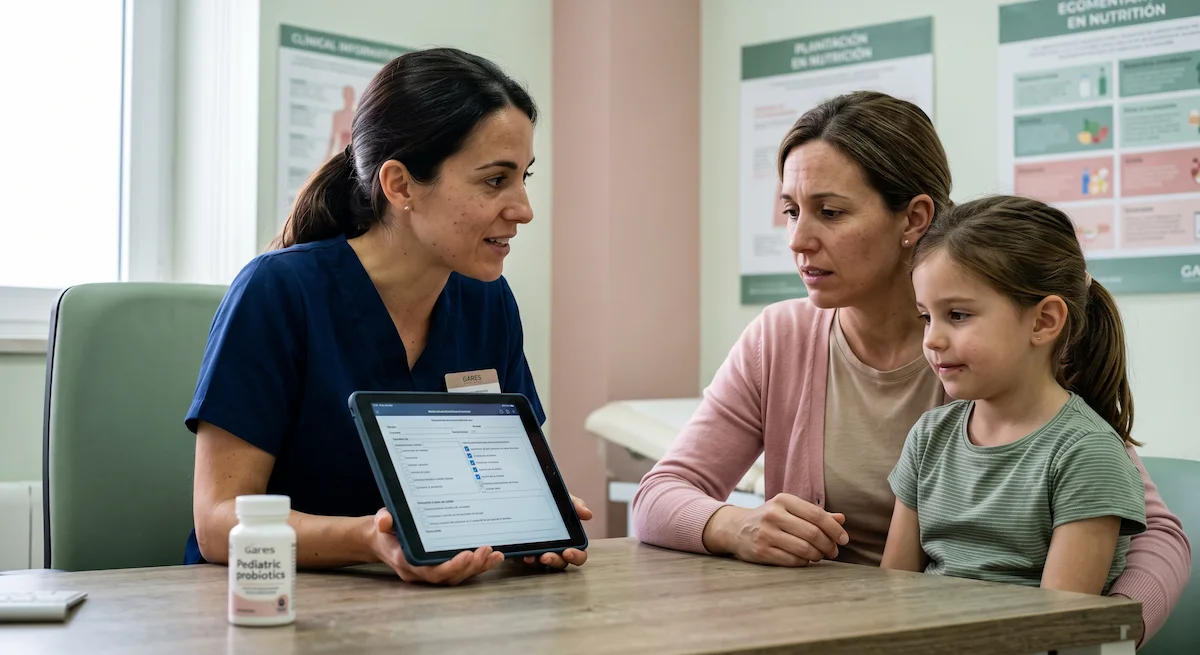 Consulta de nutricionista infantil especialista en alergias y patologías digestivas en Gares Nutrición